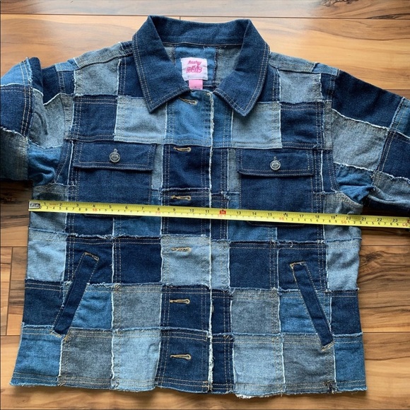 Baby Noiz patchwork denim jacket XL - Picture 2 of 4